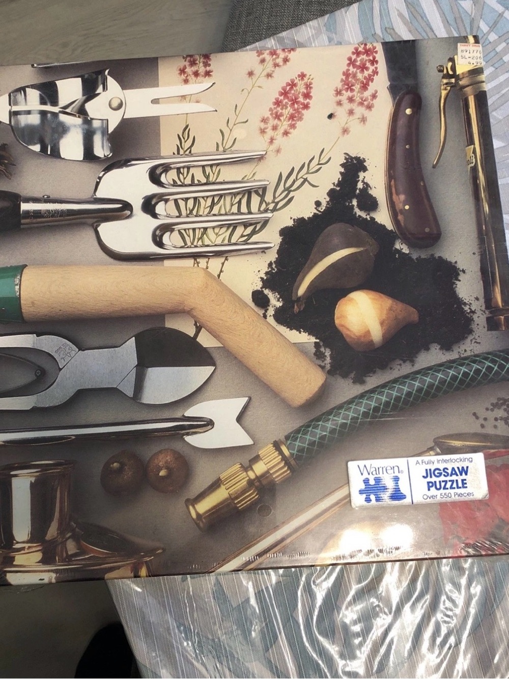 Warren Paper Products Jigsaw Puzzle “Garden Plot” - 550 Pc., NEW Sealed
